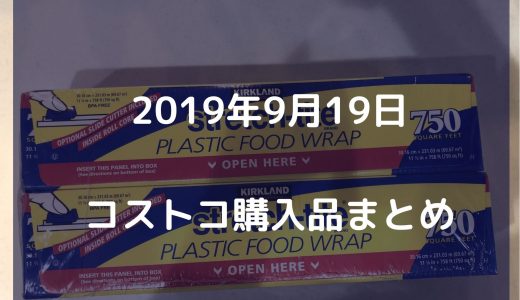 【2021.9.19】コストコ購入品メモ